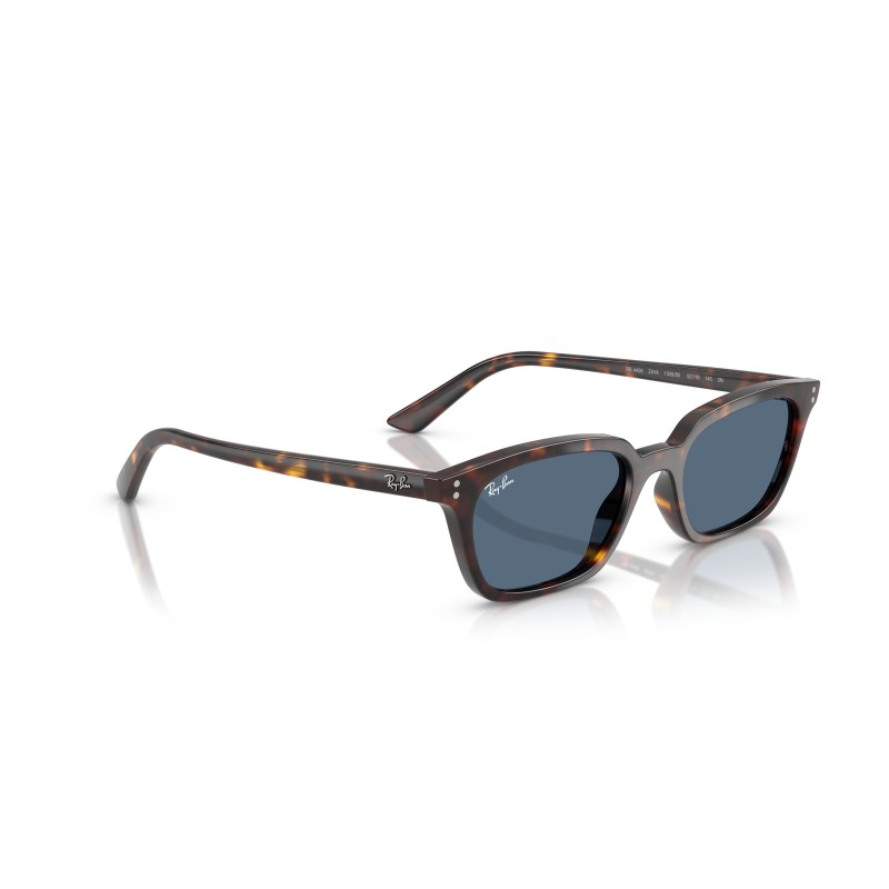 Ray-Ban Zaya RB4456 1359/80 Dark Tortoise & Blue Lenses