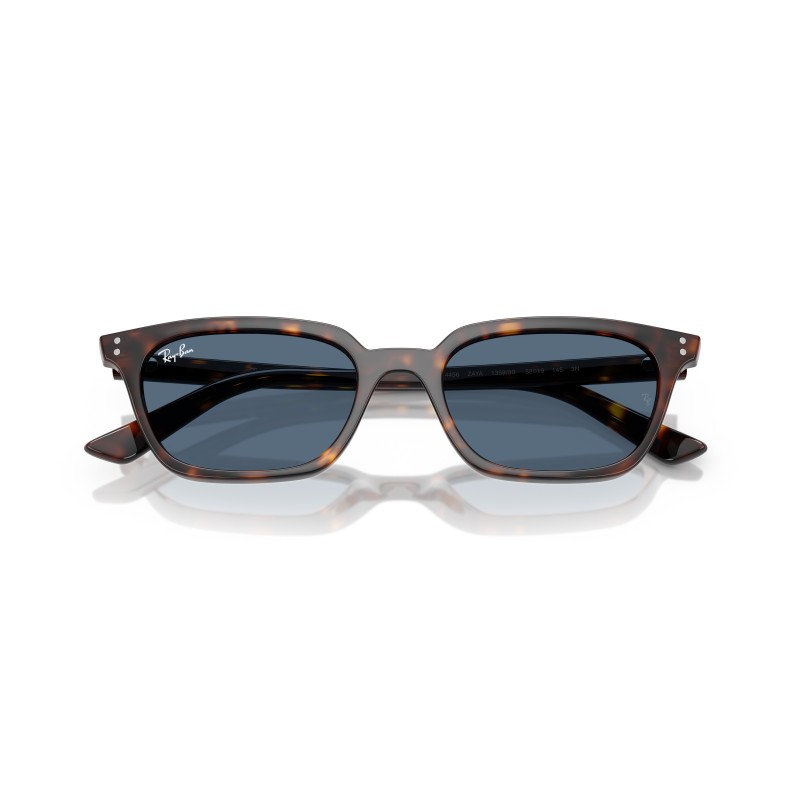 Ray-Ban Zaya RB4456 1359/80 Dark Tortoise & Blue Lenses