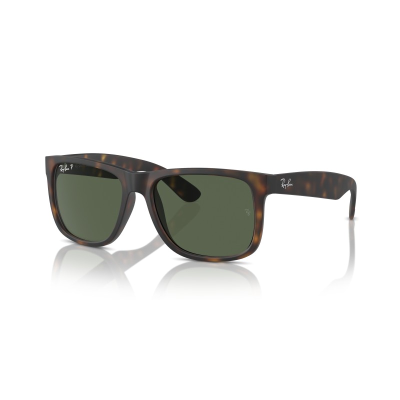 Ray-Ban Justin RB4165 865/9A Polarized Havana Sunglasses