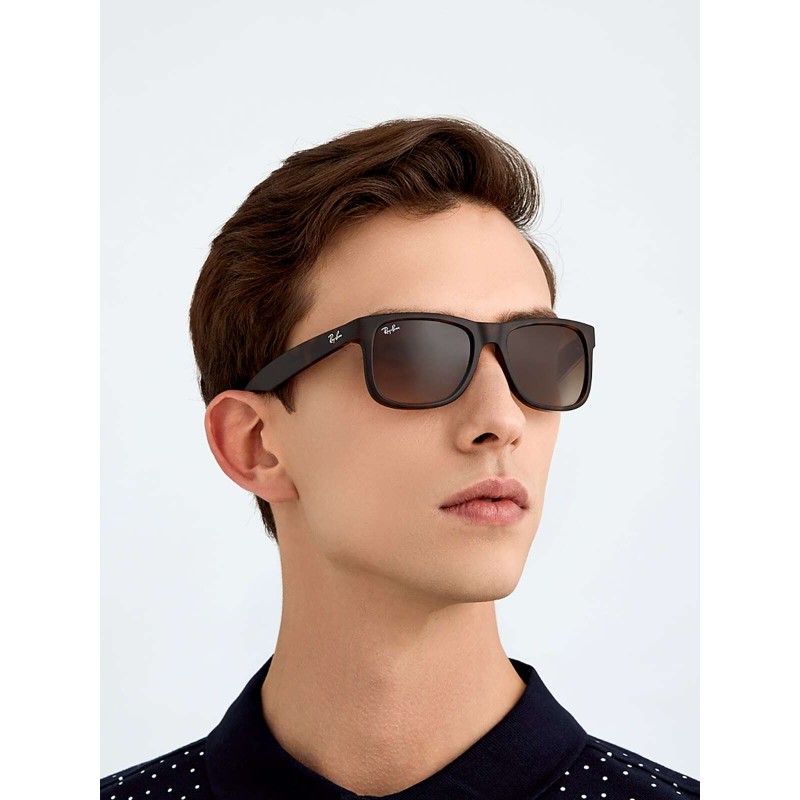Ray-Ban Justin RB4165 710/13 - Rubber Havana Brown Gradient