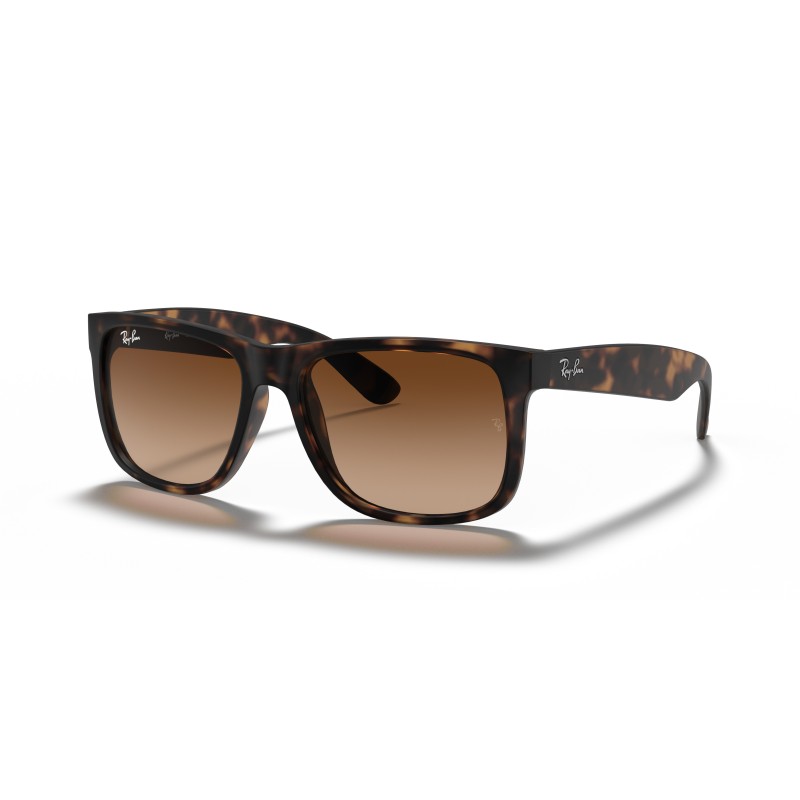 Ray-Ban Justin RB4165 710/13 - Rubber Havana Brown Gradient