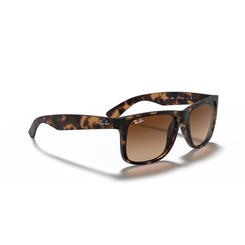 Ray-Ban Justin RB4165 710/13 - Rubber Havana Brown Gradient