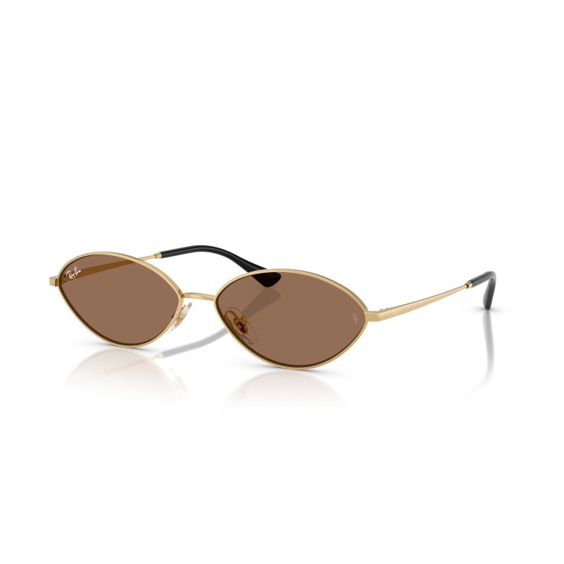 Ray-Ban Kai RB3757 001/73 Gold & Brown Sunglasses
