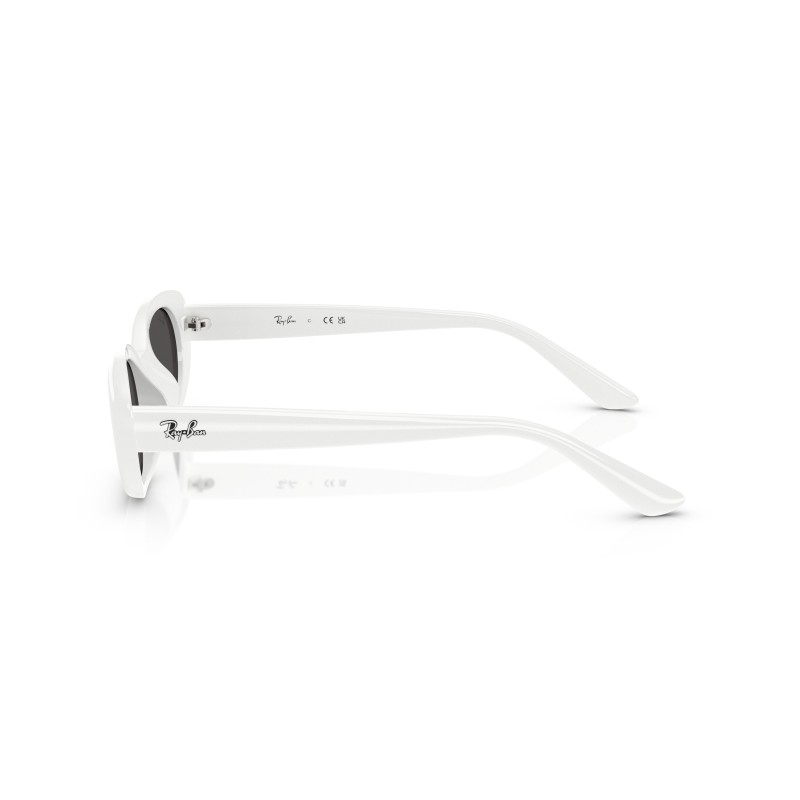 Ray-Ban RB4441D 677287 Occhiali da Sole Bianco Lucido