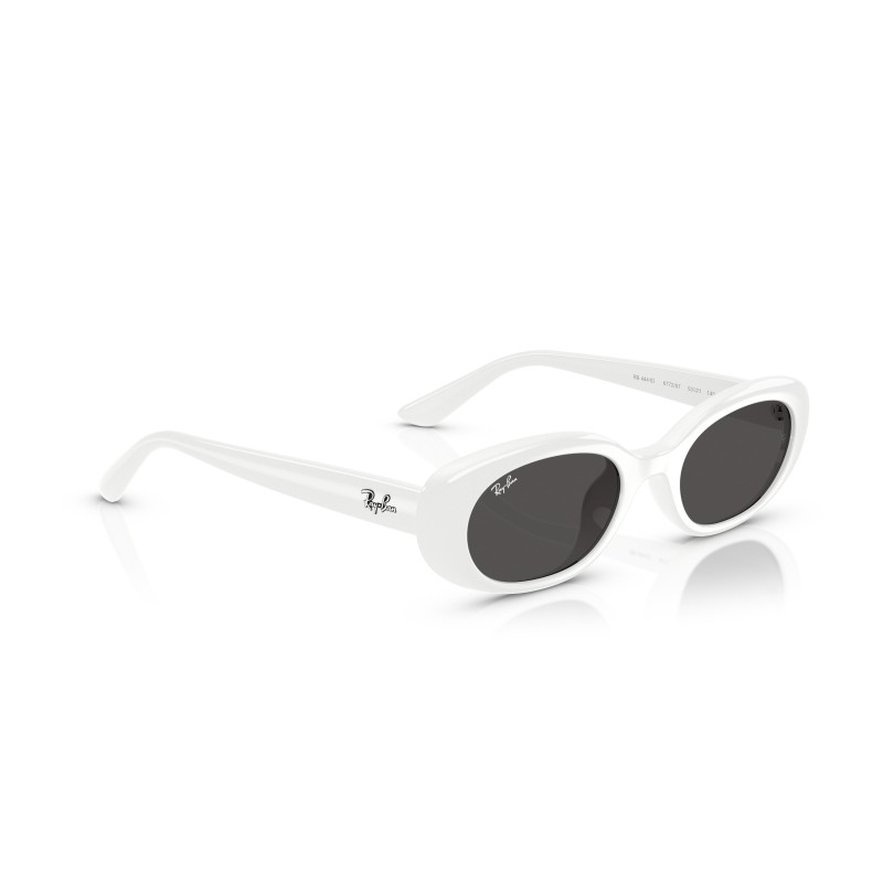 Ray-Ban RB4441D 677287 Occhiali da Sole Bianco Lucido