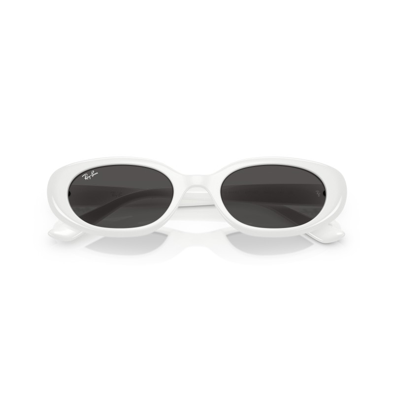 Ray-Ban RB4441D 677287 Occhiali da Sole Bianco Lucido