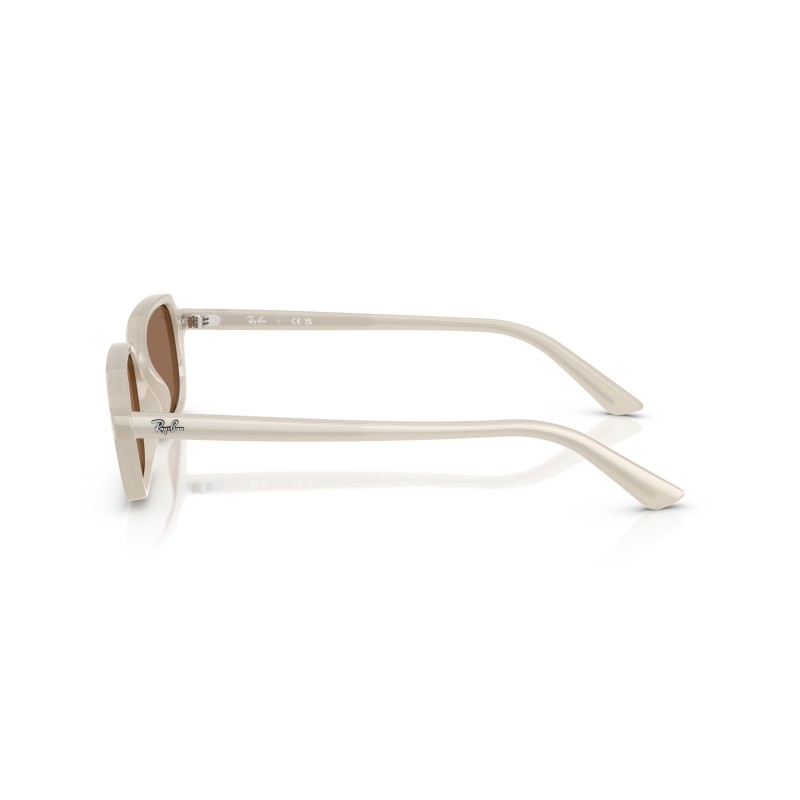 Ray-Ban RB4455 Zuri 680873 Sunglasses | Opal Beige & Brown Lenses