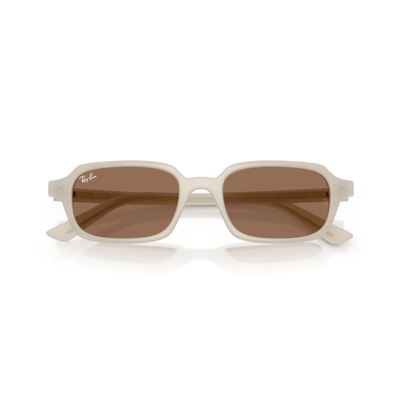 Ray-Ban RB4455 Zuri 680873 Sunglasses | Opal Beige & Brown Lenses