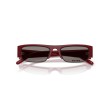 Miu Miu MU B07S Red Rectangular Sunglasses | Designer Eyewear