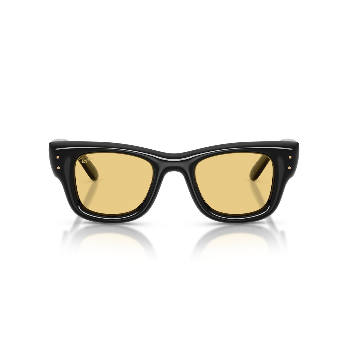 Ray-Ban RB4940 601/85 Wayfarer Puffer Noir & Jaune | Mode