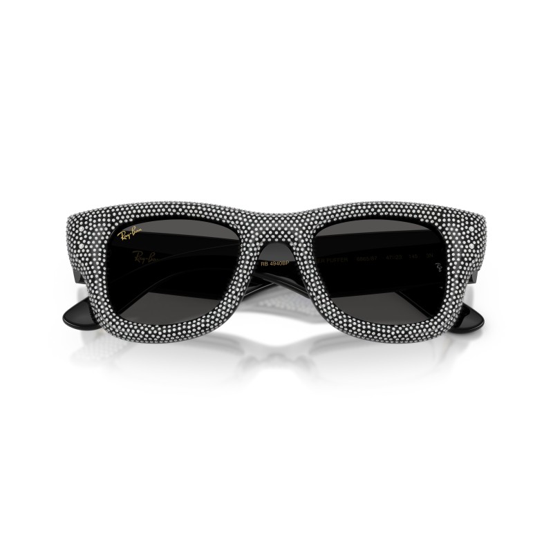 Ray-Ban RB4940BP Wayfarer Puffer Cristalli | Occhiali da Sole Luxury