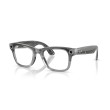 Ray-Ban Meta Wayfarer RW4012 6840MF - Transparent Grey Smart Glasses