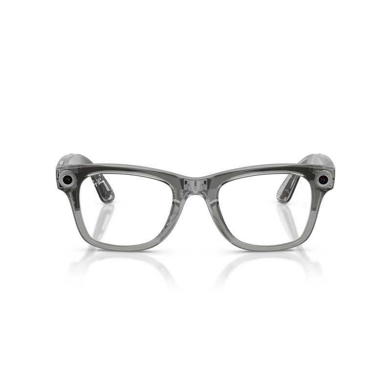 Ray-Ban Meta Wayfarer RW4012 6840MF - Grigio Trasparente e Blu