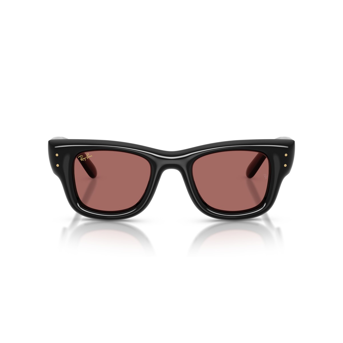 Ray-Ban RB4940 601/69 Wayfarer Puffer Nero con Lenti Rosa