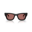 Ray-Ban RB4940 601/69 Wayfarer Puffer Nero con Lenti Rosa