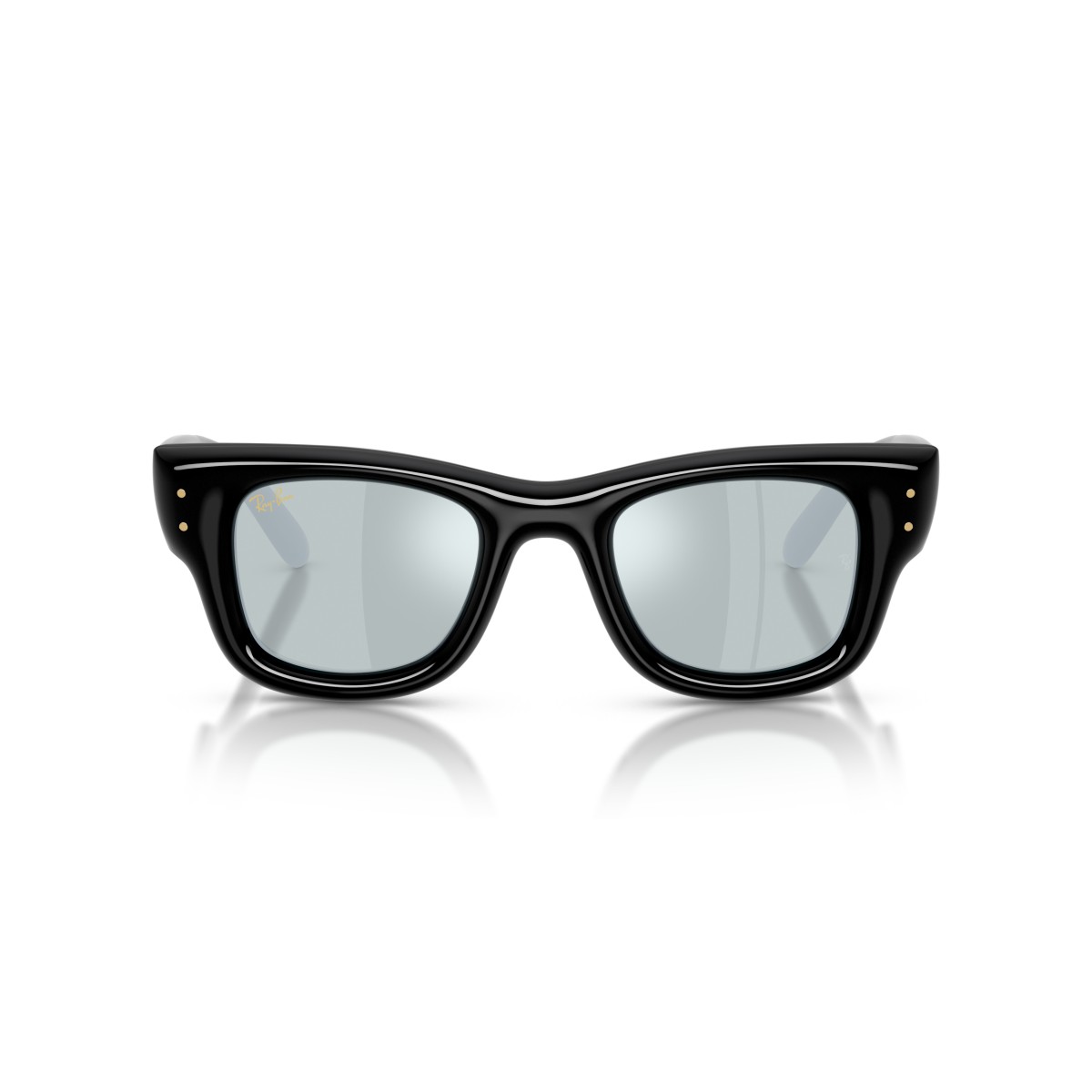 Ray-Ban RB4940 Wayfarer Puffer Nero Specchiato Argento | Ray-Ban