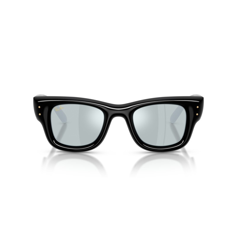 Ray-Ban RB4940 601/30 Wayfarer Puffer AWGE - Noir Miroir Argent
