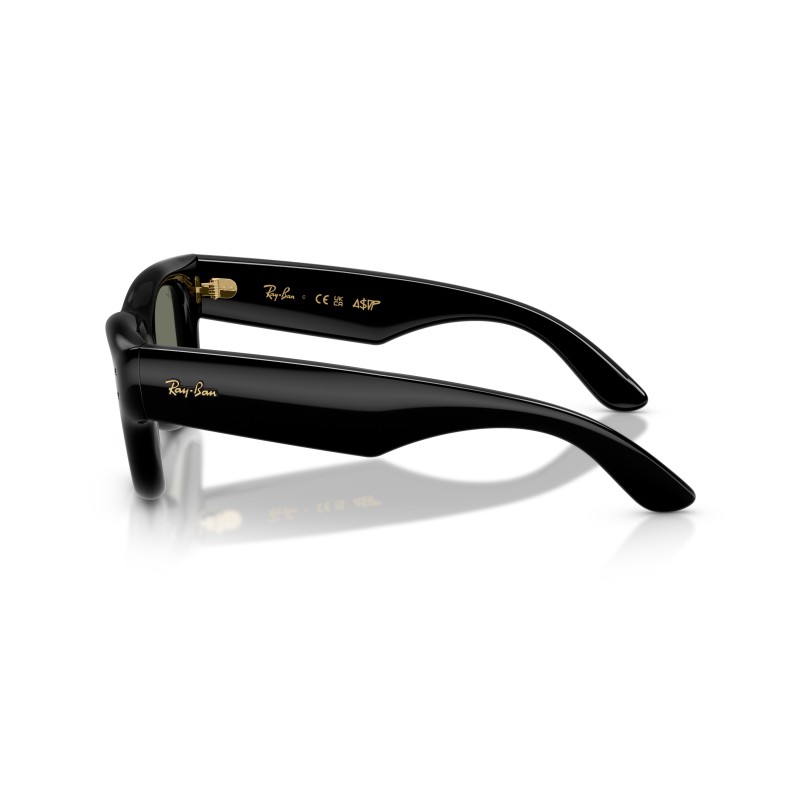 Ray-Ban RB4940 601/30 Wayfarer Puffer - Zwart & Zilver Spiegel