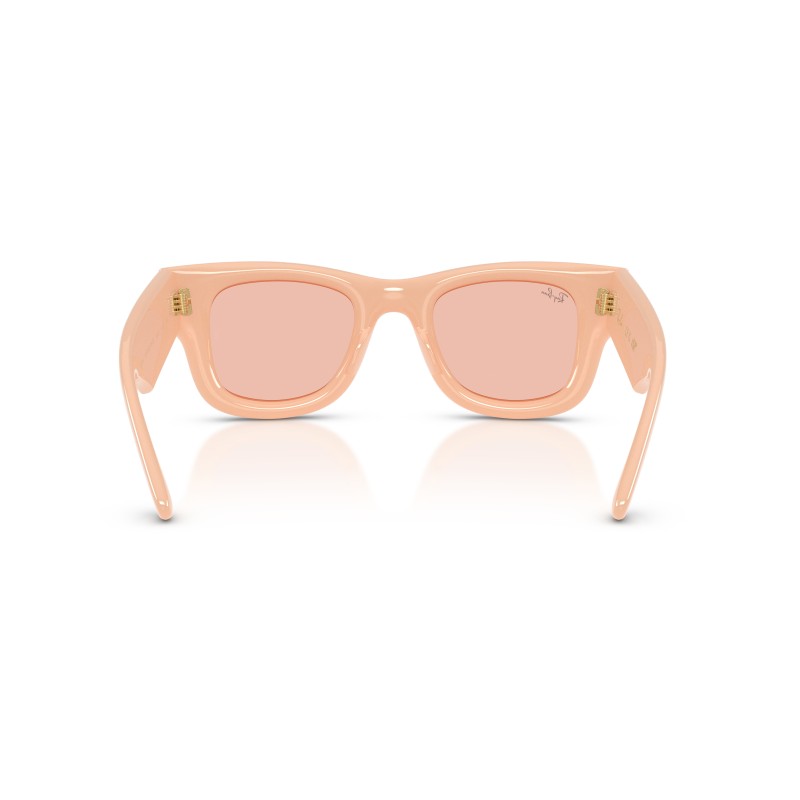 Ray-Ban RB4940 Wayfarer Puffer Sunglasses | Peach Frame 687584