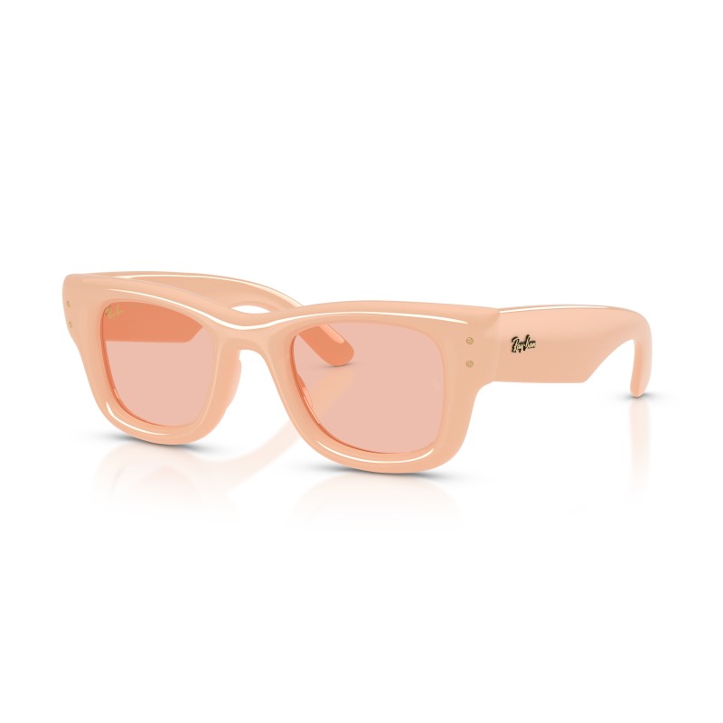 Ray-Ban RB4940 Wayfarer Puffer Sunglasses | Peach Frame 687584