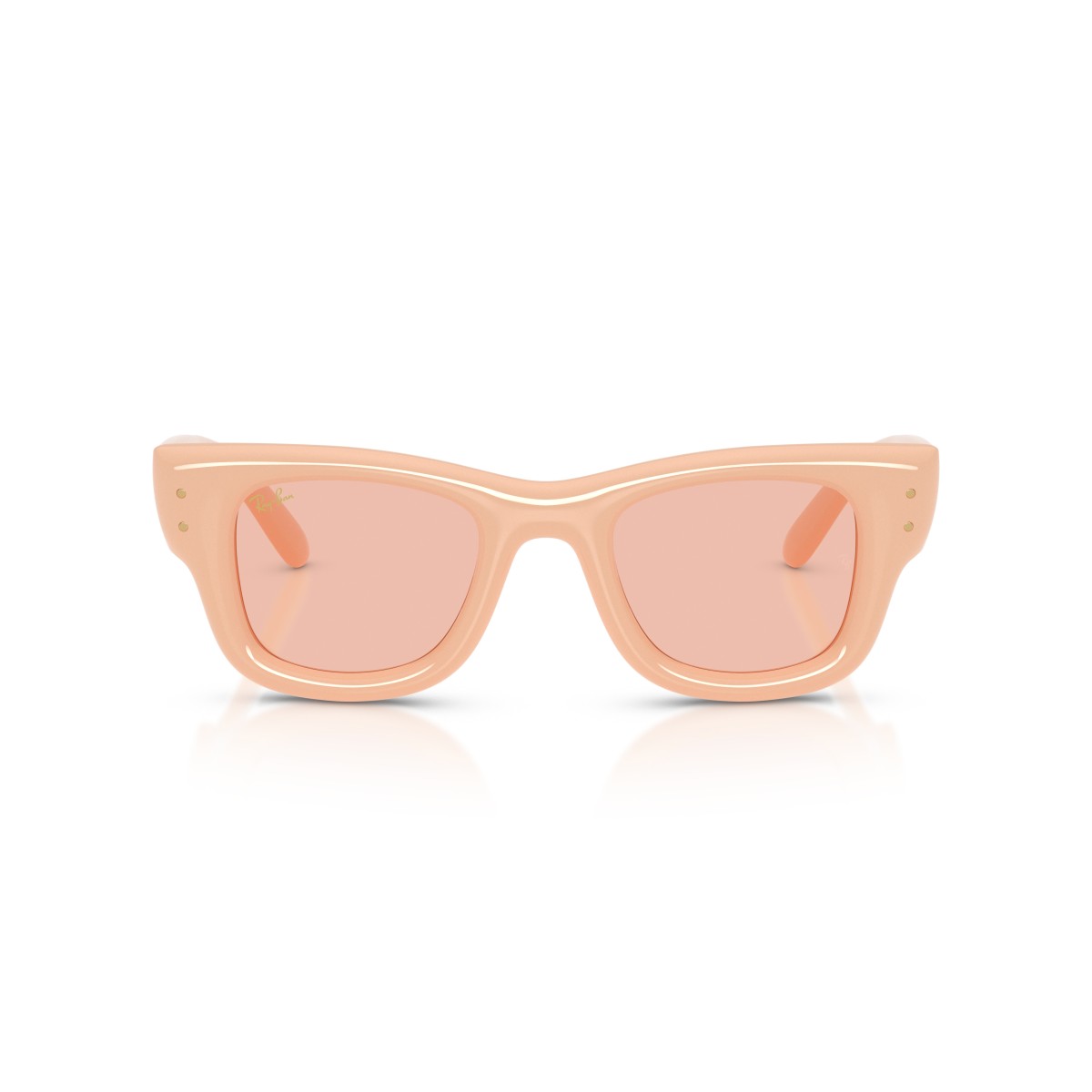 Ray-Ban RB4940 Wayfarer Puffer Sunglasses | Peach Frame 687584