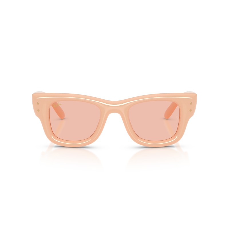 Ray-Ban RB4940 Wayfarer Puffer Sunglasses | Peach Frame 687584
