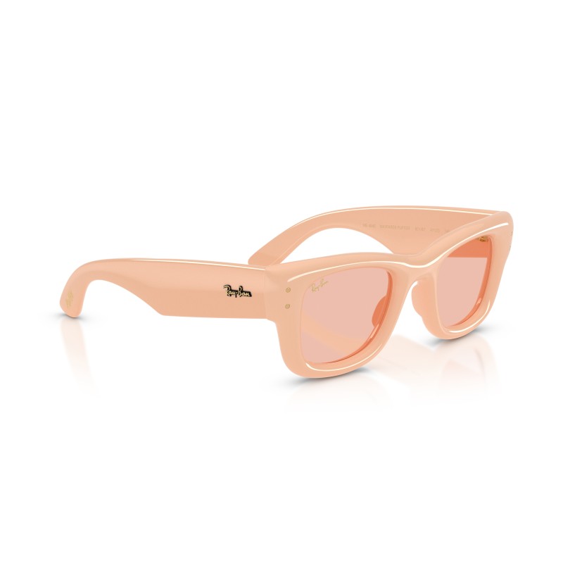 Ray-Ban RB4940 Wayfarer Puffer Sunglasses | Peach Frame 687584