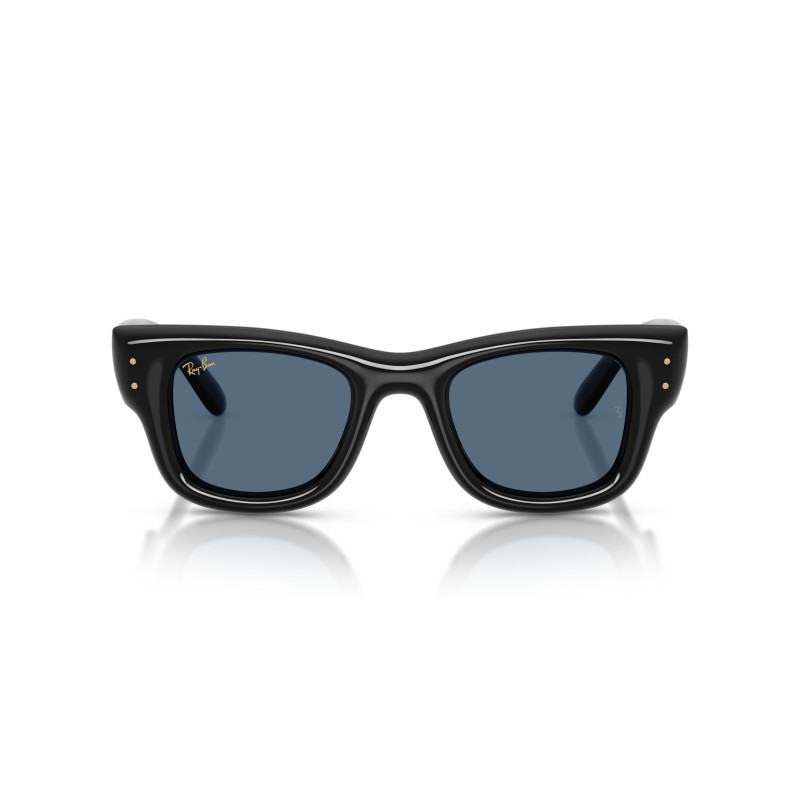 Ray-Ban RB4940 Wayfarer Puffer Nero e Blu | Occhiali da Sole Iconici