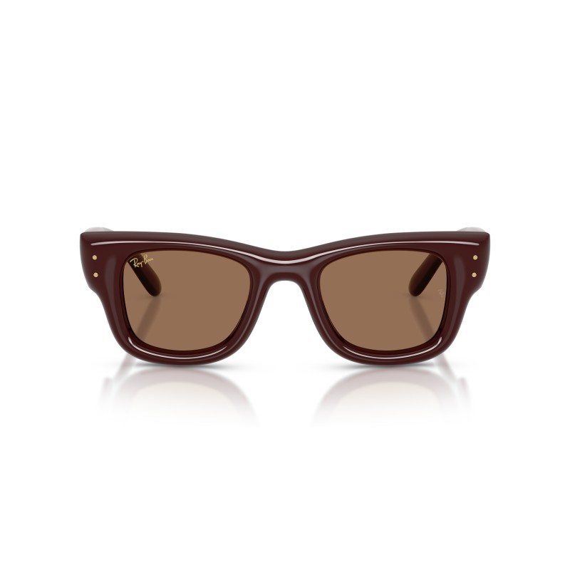 Ray-Ban RB4940 Wayfarer Puffer Bordeaux - Occhiali da Sole