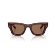Ray-Ban RB4940 Wayfarer Puffer Bordeaux - Occhiali da Sole