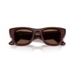 Ray-Ban RB4940 Wayfarer Puffer Bordeaux - Occhiali da Sole