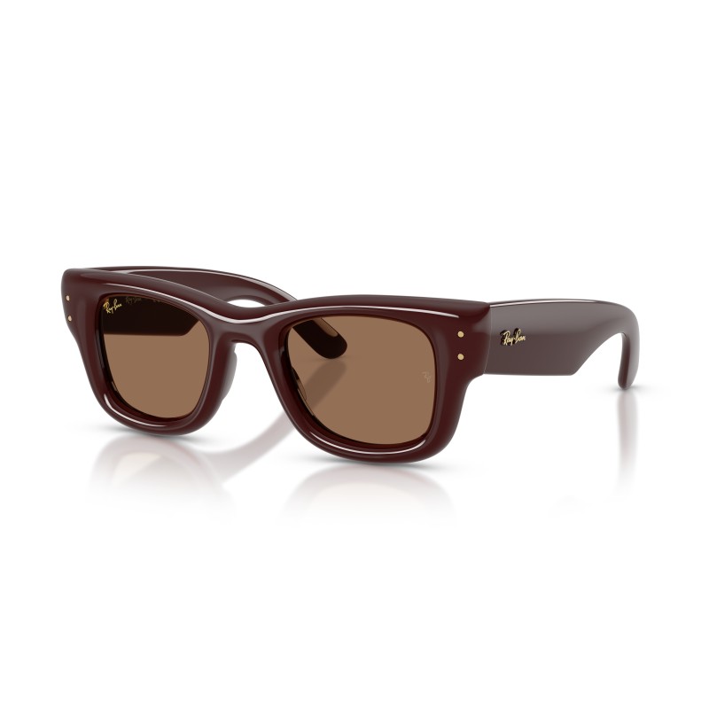 Ray-Ban RB4940 Wayfarer Puffer Bordeaux - Occhiali da Sole