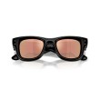 Ray-Ban RB4940 601/7J Wayfarer Puffer | Nero e Lenti Copper Mirror