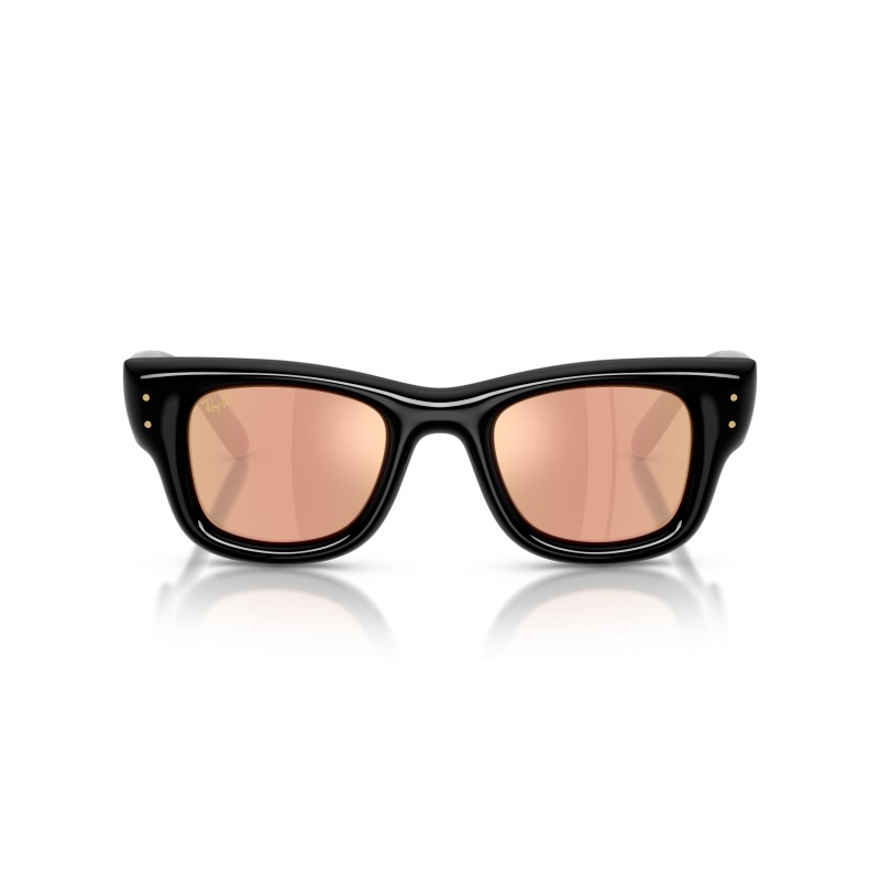 Ray-Ban RB4940 601/7J Wayfarer Puffer Sunglasses | Black & Copper