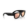 Ray-Ban RB4940 601/7J Wayfarer Puffer | Nero e Lenti Copper Mirror