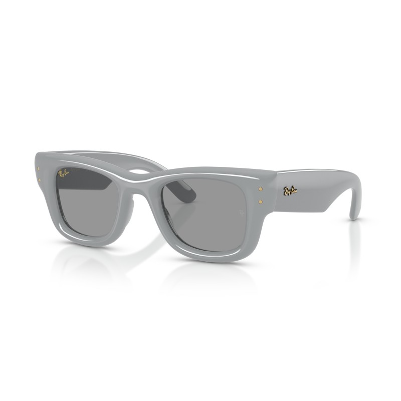 Ray-Ban RB4940 6876/1 Wayfarer Puffer Grigio Lucido
