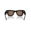 Ray-Ban RB4940 601/6Q Wayfarer Puffer - Nero e Arancio Specchiato
