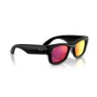 Ray-Ban RB4940 601/6Q Wayfarer Puffer - Nero e Arancio Specchiato