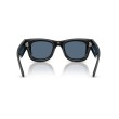 Ray-Ban RB4940B Wayfarer Puffer Nero Lucido e Lenti Blu