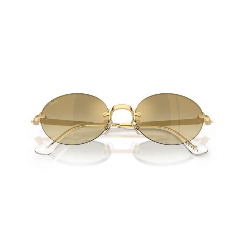Ray-Ban RB3929 001/7I Randloze Zonnebril - Goud/Bruin