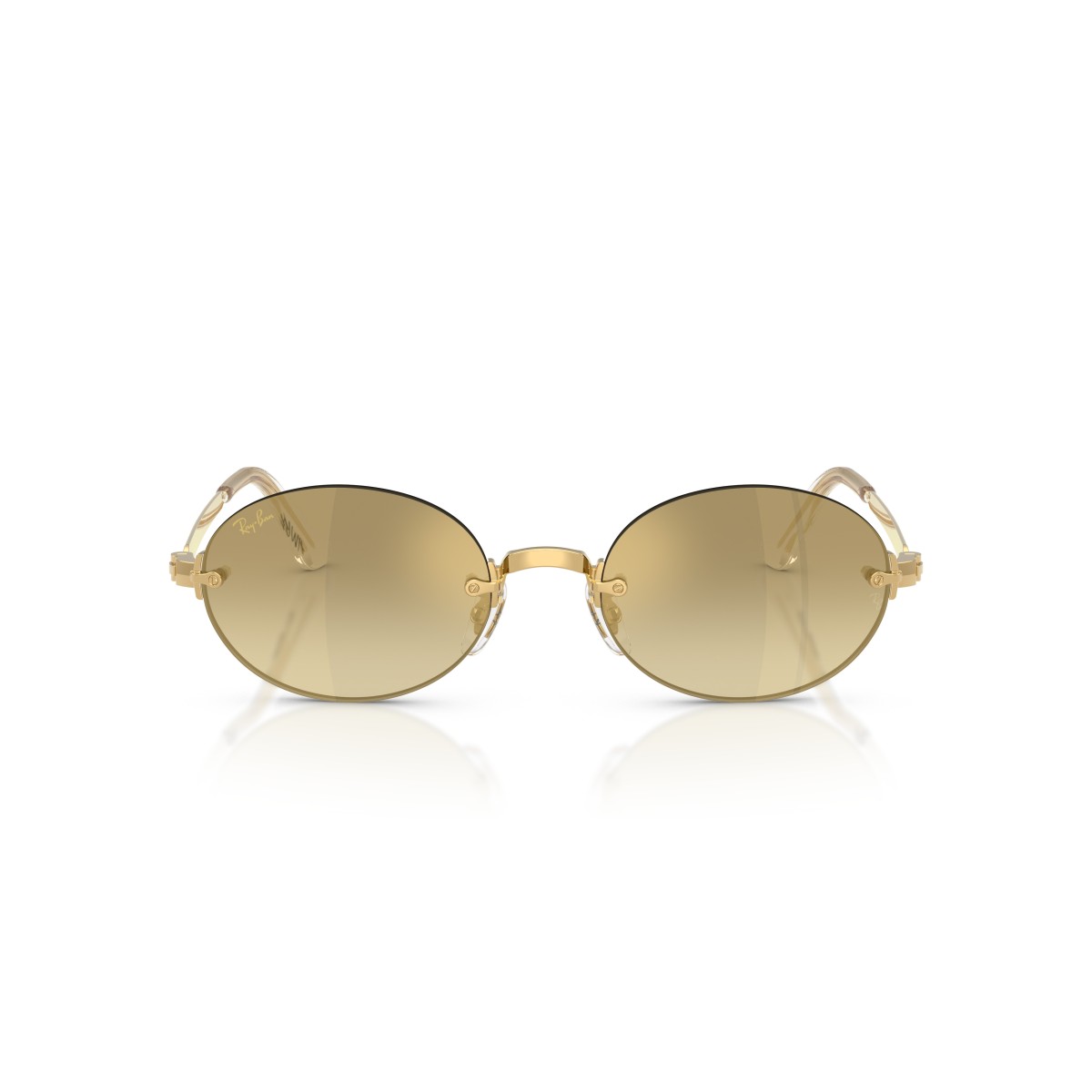 Ray-Ban RB3929 001/7I Randloze Zonnebril - Goud/Bruin