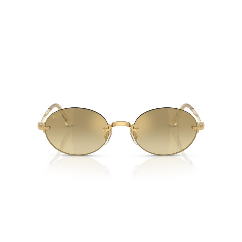 Ray-Ban RB3929 001/7I Randloze Zonnebril - Goud/Bruin