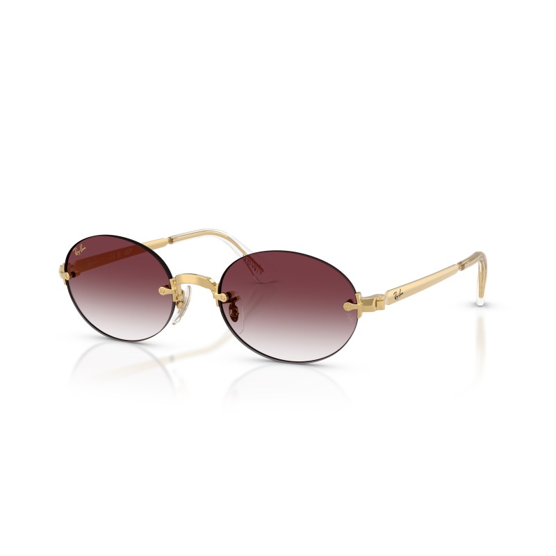 Ray-Ban Frankie RB3929 001/8H - Lunettes Or et Violette Dégradé