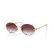 Ray-Ban Frankie RB3929 001/8H - Lunettes Or et Violette Dégradé