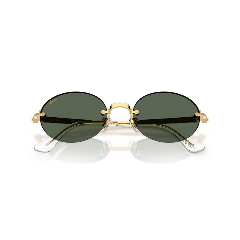 Ray-Ban RB3929 001/71 Oro - Occhiali da Sole Ovali a Giorno