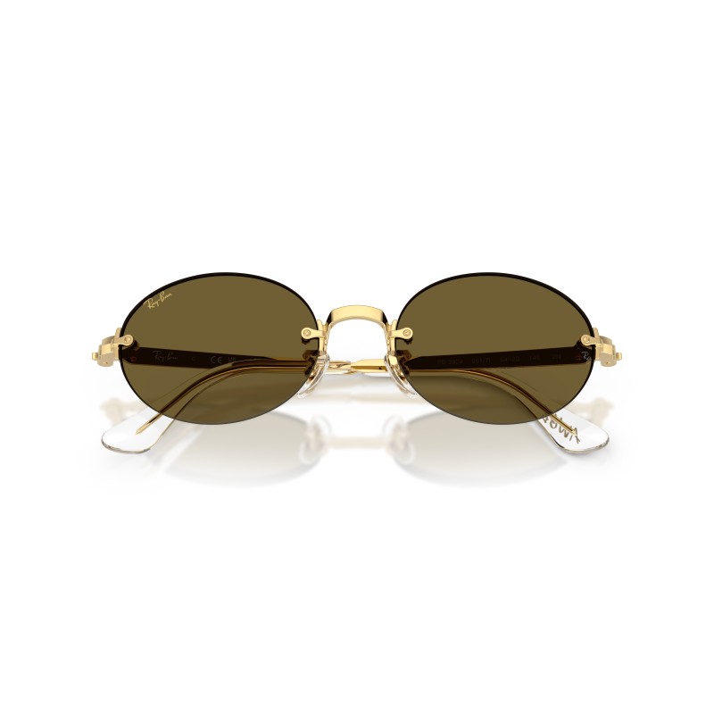 Ray-Ban RB3929 001/73 Oro Arista - Occhiali da Sole Ovali