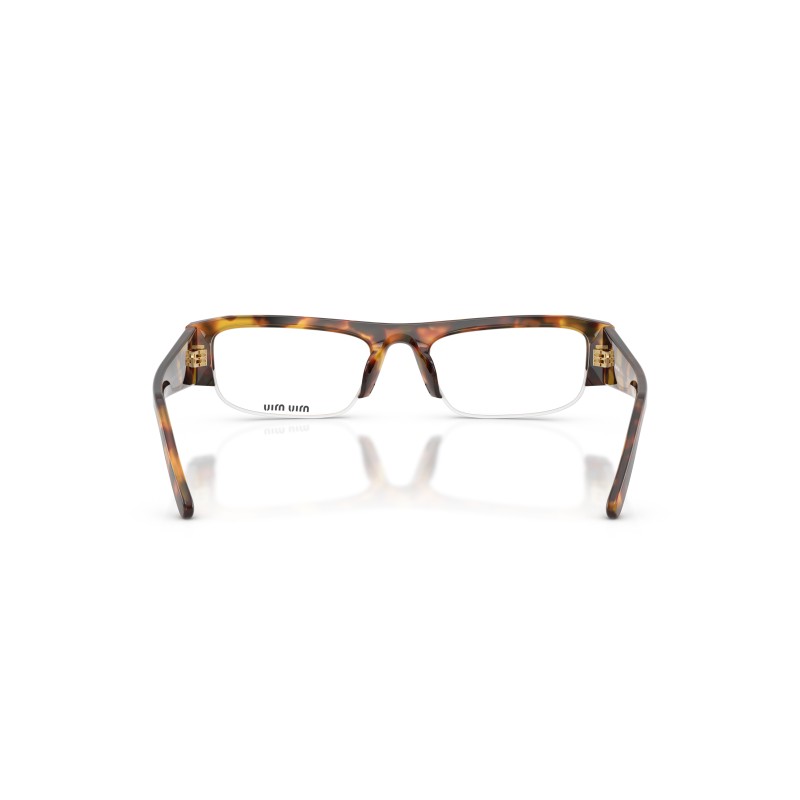 Miu Miu MU B07S 14L08N | Lunettes de Vue de Luxe Havane