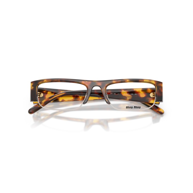 Miu Miu MU B07S 14L08N Bril - Honey Tortoise Damesmontuur