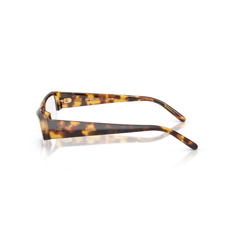 Miu Miu MU B07S 14L08N | Lunettes de Vue de Luxe Havane