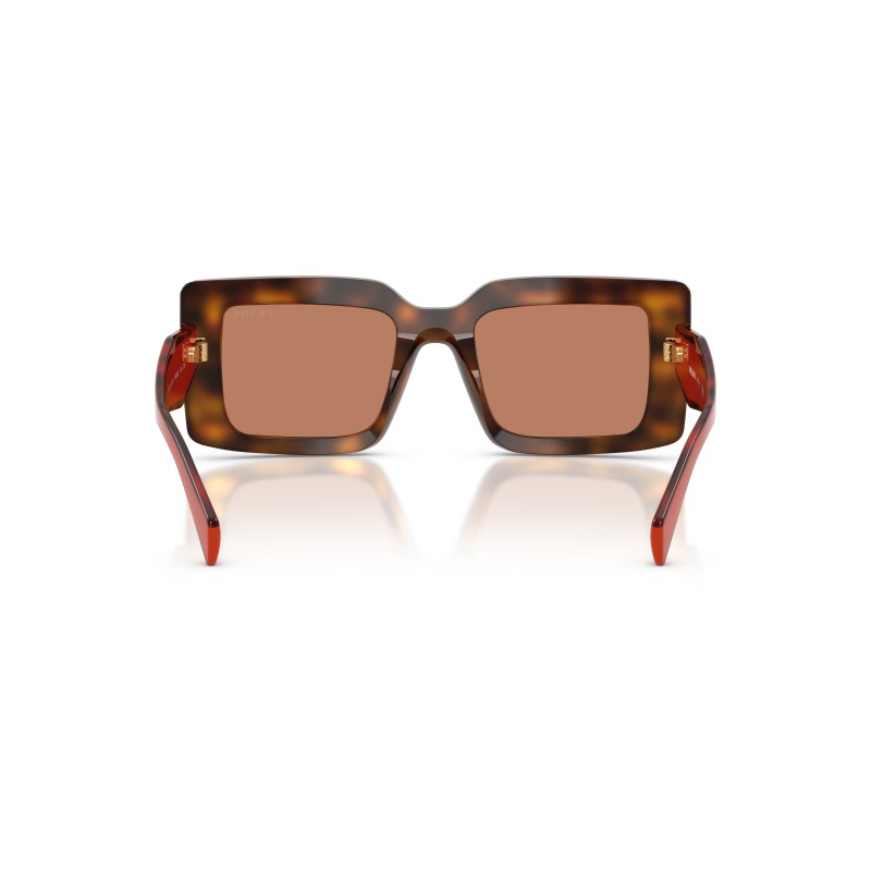 Prada PR D01S 01K90Q Zonnebril - Schildpad & Rood Design